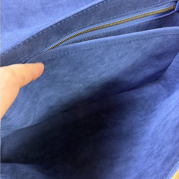 NWOT Louis Vuitton Periwinkle Blue Monogram Empreinte Leather St Germain Bag - Picture 14 of 16